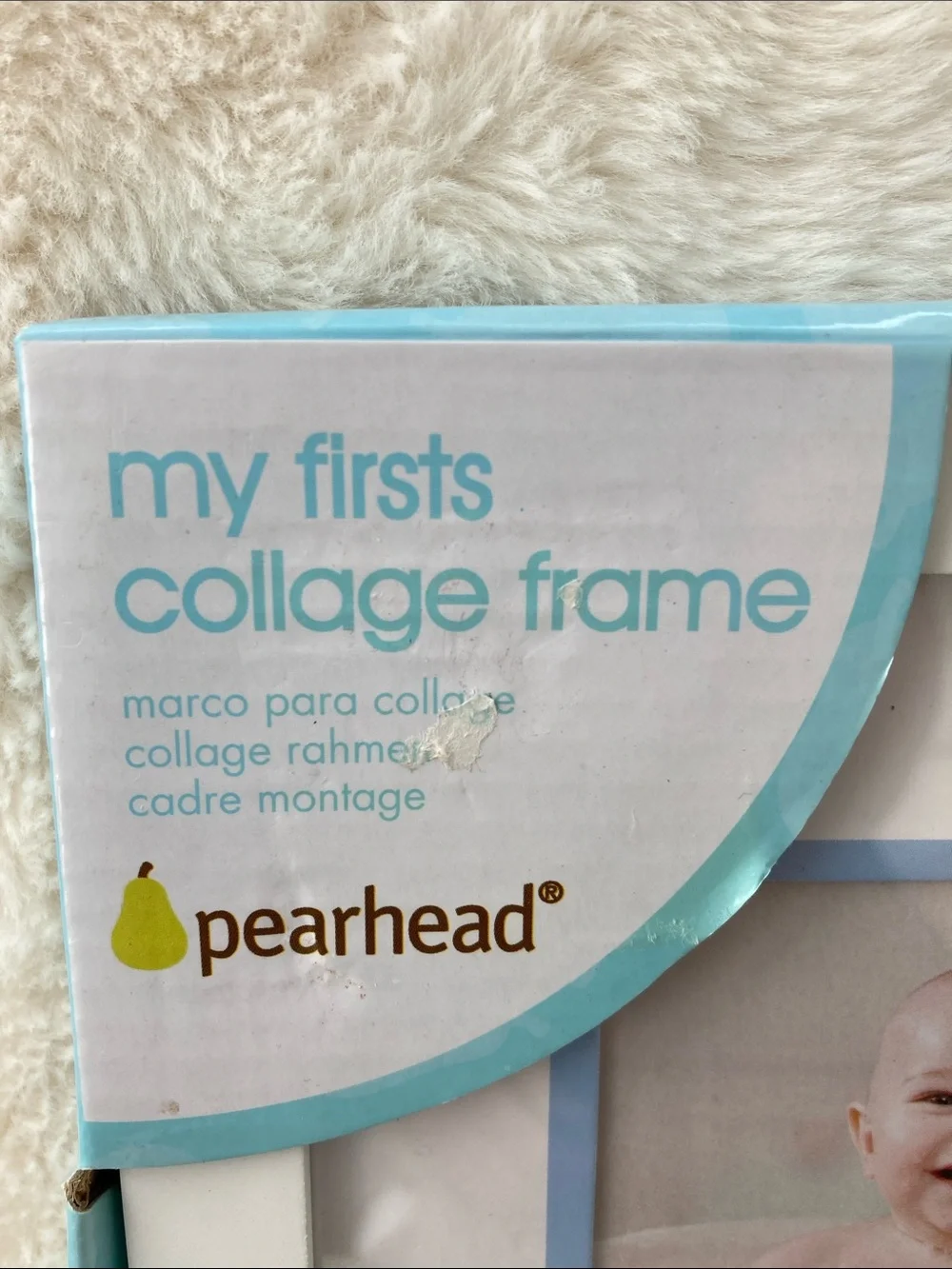SALE! 50% NWT Pearhead My First Moments Baby Collage White Frame 21” x 17”